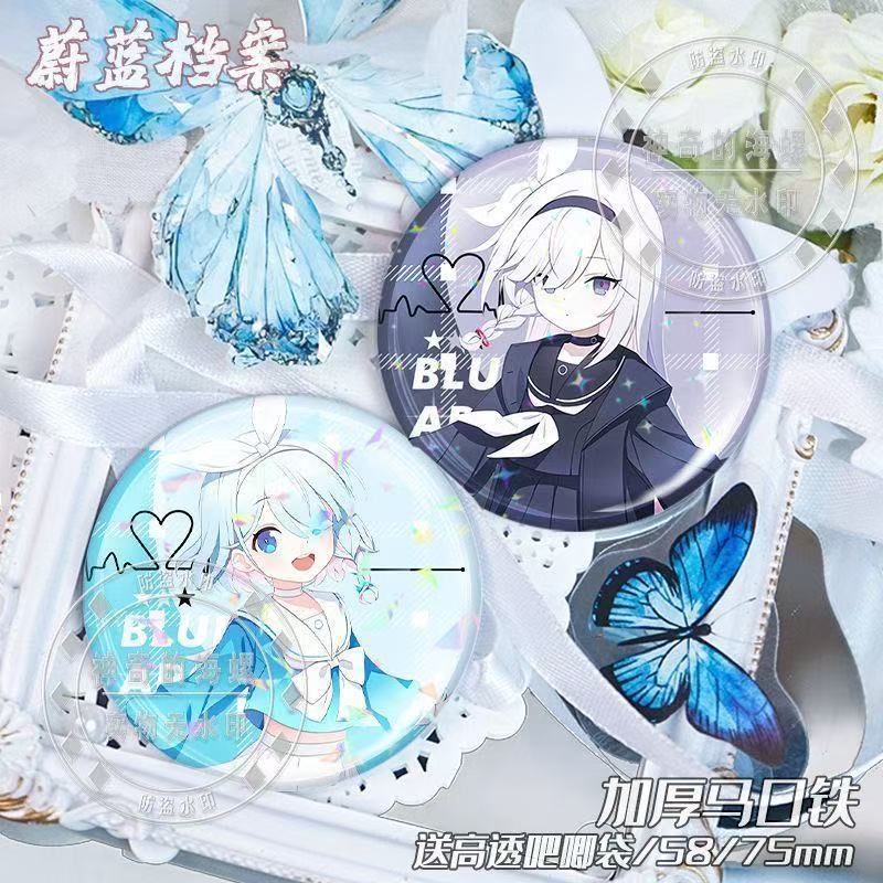 現😊貨 蔚藍檔案普拉娜阿洛娜周邊吧唧馬口鐵徽章胸針禮物穀子裝飾