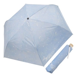 Small planet Moomin 嚕嚕米 晴雨兩用折疊傘 兩用傘 淺藍流星 DP02881