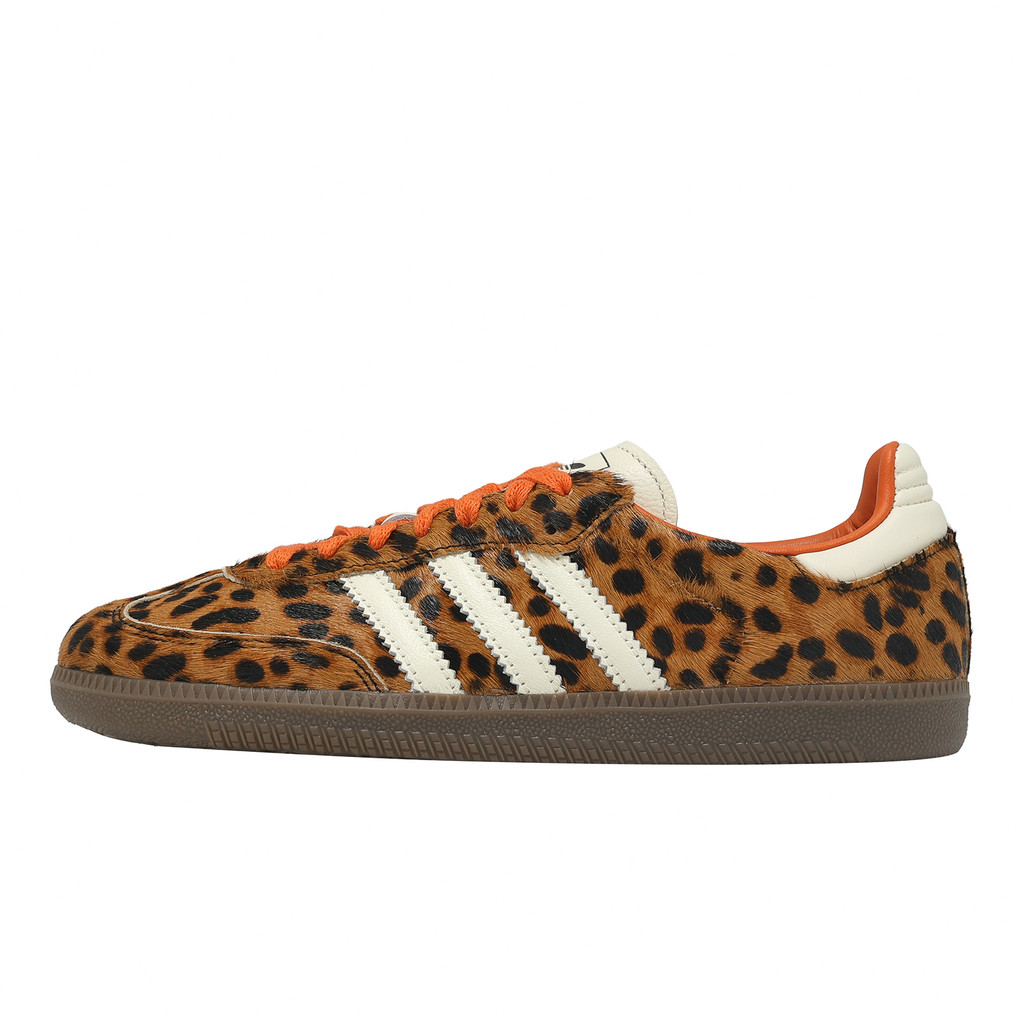 adidas 休閒鞋 Samba OG W 女鞋 豹紋 德訓鞋 復古 橘 愛迪達 [ACS] JI2734