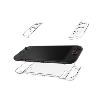 Switch2遊戲機分體保護殼NS2遊戲主機PC水晶透明switch2保護套