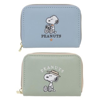 Kamio Snoopy 刺繡短夾 迷你皮夾 史努比