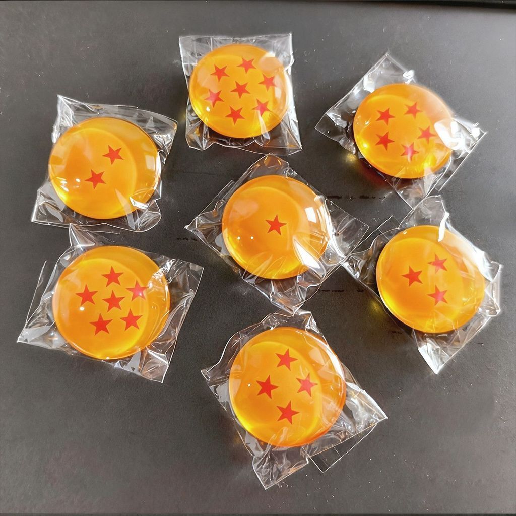 【❤次元口袋~】📋七龍珠冰箱貼龍珠新款網紅七龍珠球爆款招好運福氣滿滿 四星球龍珠卡卡羅特好運冰箱貼 七顆龍珠召喚神龍