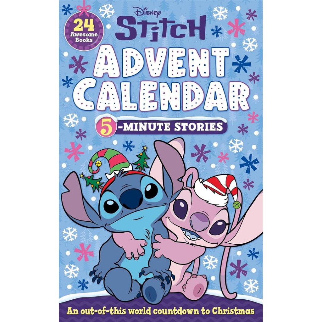 Disney Stitch: Advent Calendar 5-Minute Stories (英國版)/Walt Disney【禮筑外文書店】