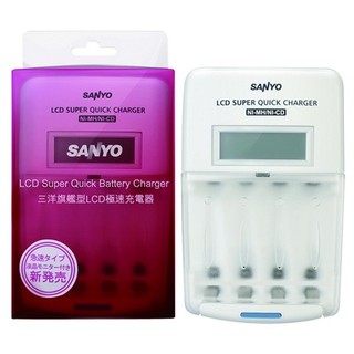 SANLUX 台灣三洋 SANYO LS01 旗艦型LCD螢幕充電器 綠風潮