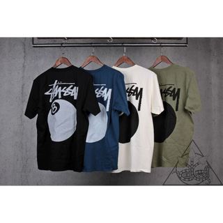直郵Stussy 8 Ball Tee Pigment Dyed 水洗 8號球 短踢 短T