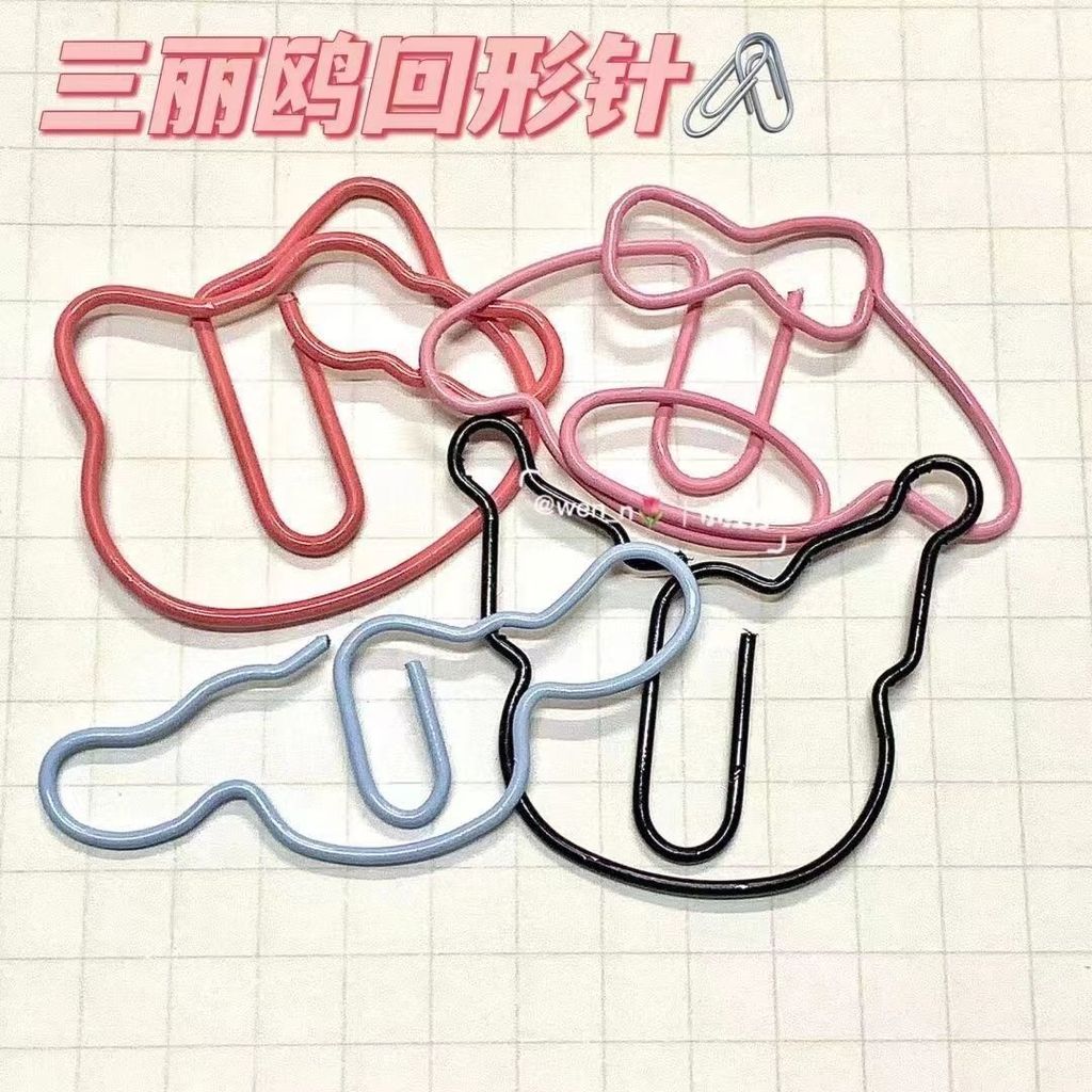 冬暖好物~🌟學生可愛卡通造型回形針金屬書籤創意曲別針夾紙文件夾裝飾