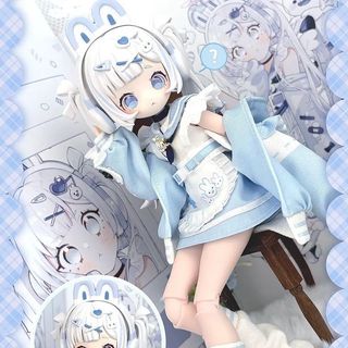 臺灣出貨 盲盒手辦 潮玩公仔 正版 萬夢SugaryGirls BJD可動人偶onemore8分MJD盲盒擺件 生日禮物