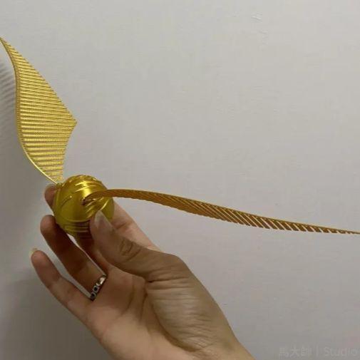 魔法學院🪄 哈利波特周邊金色飛賊3D打印哈利波特裝飾擺件玩具 哈利波特周邊 哈利波特同人物料 哈利波特玩物