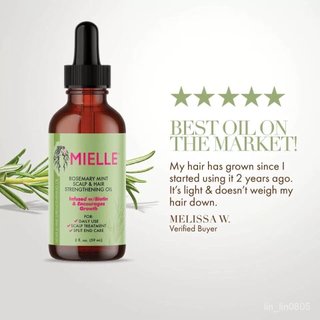 🏆代Go👍Organic Mielle Rosemary Mint Scalp & Hair Strengthening