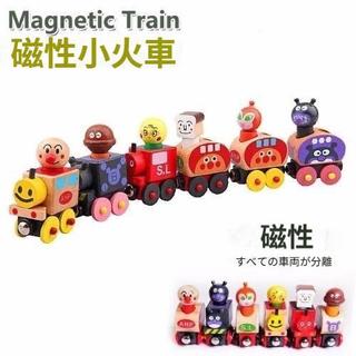 🔥免運🔥磁性麵包超人數字小火車 磁性數字小火車 火車玩具 木製火車 兒童玩具車 小火車玩具 磁性玩具 數字玩具 數字教具