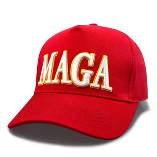 台灣出貨✨跨境熱銷maga鴨舌帽歐美刺繡字母棒球帽戶外街頭潮流小紅帽