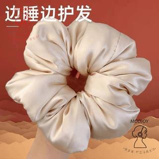 網紅枕頭 髮圈 2026新款發繩超大號真絲填充睡眠 髮圈 kitsch大腸髮飾【髮飾合集】
