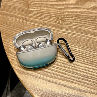 適用於韶音Opendots One E310 藍牙耳機保護套 防摔殼 全包Shokz韶音耳機殼 tpu透明漸變軟殼 卡通