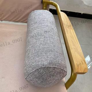 ✨✨長條抱枕 亞麻圓柱抱枕瑜伽枕辦公室美容床枕沙發枕可拆洗長條抱枕套圓枕頭 長抱枕套長枕套圓枕套單衹純色圓柱抱枕套