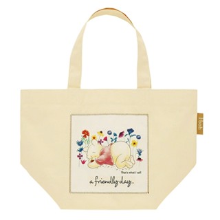 Marushin 丸真 迪士尼 小熊維尼 棉質便當袋 幸福春天 RS92613