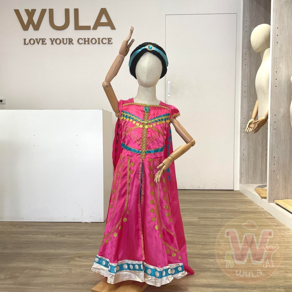 阿拉丁公主-連身裙(兒童版) 隔日到貨 發票 WULA烏拉 茉莉公主 迪士尼公主 阿拉丁衣服 公主衣 生日公主服裝