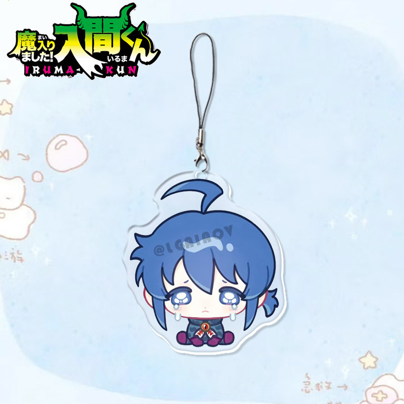 👻入間同學入魔了！👻入間同學 入間同學入魔了動漫周邊手機鏈鈴木入間雙麵亞克力手機掛件 YYXH