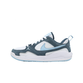 Nike 休閒鞋 Jordan CMFT Era GS 大童 女鞋 白 藍 麂皮 復古 HQ0506-103 [ACS]