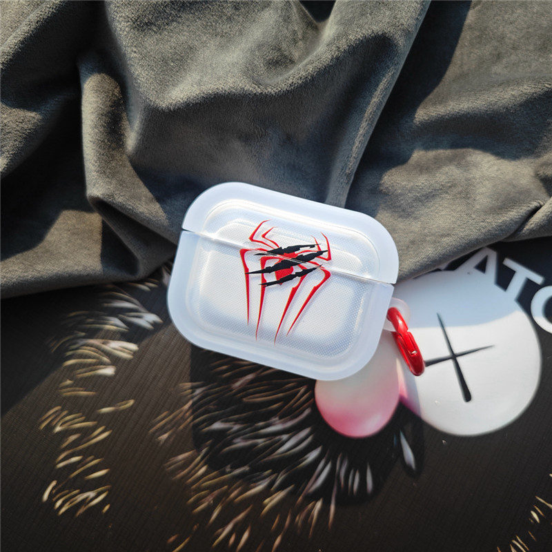 四葉草🍀好品質漫威蜘蛛俠適用AirPods1/2/3/4/5代蘋果無綫藍牙耳機保護套pro2軟 SOTS