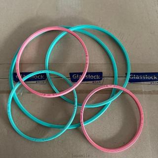 glasslock三光雲彩密封圈墊子矽膠圈玻璃飯盒蓋子密封條皮圈配件