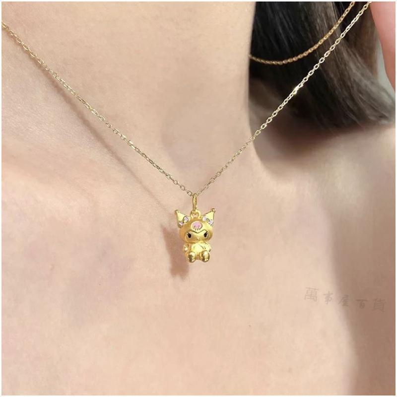 🔥臺灣出貨🔥三麗歐庫洛米公仔項鍊ins百搭小衆設計項鍊生日禮物送女友 三麗鷗吊飾 三麗鷗聯名 三麗鷗項鏈