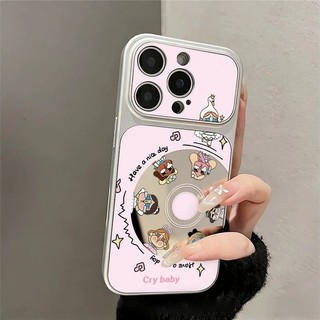 鏡面唱片哭娃 手機殼 適用Realme 15T 15 pro 11 9 pro + 8 7 5 GT8 GT7 pro