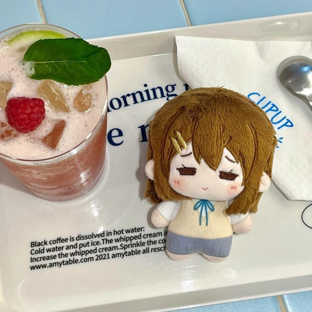 💞精品好貨💞輕音少女10釐米棉花娃娃海星體平澤唯琴吹紬中野梓二次元動漫玩偶