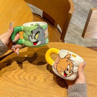 🎀台灣出貨🎀 湯姆貓與傑利鼠周邊 馬克杯 tom&jerry 貓和老鼠聯名陶瓷馬克杯 女生家用高顏值杯子 情侶水杯
