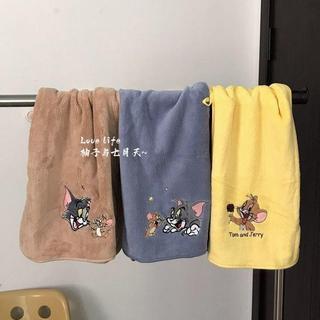 🎀台灣出貨🎀 湯姆貓與傑利鼠周邊 毛巾 tom&jerry 貓和老鼠毛巾 浴巾 加厚速乾洗臉面巾 女洗澡浴巾 套裝