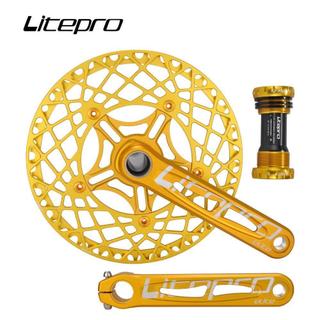 JKlapin/Litepro Elite鋁合金一體曲柄 陶瓷培林中軸公路車山地車通用2026新款進階改裝升級 無限免運