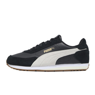 Puma 休閒鞋 ST Miler Rise L 男女鞋 黑 白 拼接 麂皮 復古 板鞋 404916-01 [ACS]