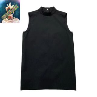 RO style solid color stand collar dark vest vest TEE
