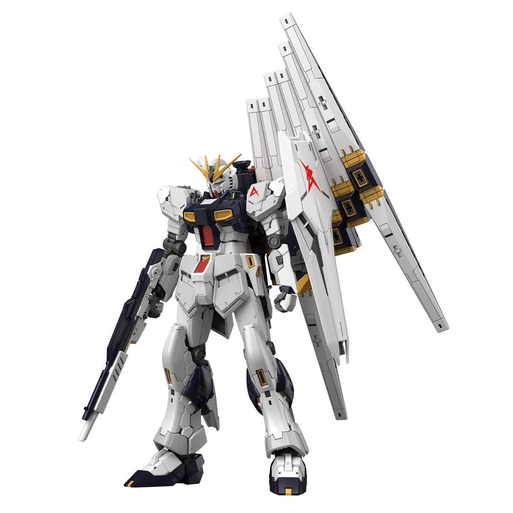 万代SPIRITS RG机动战士高达 逆袭的夏亚 ν高达 1/144比例 彩色成型塑料模型
