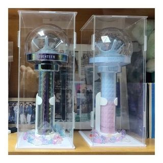 💫SVT應援棒收納盒克拉棒高透亞克力展示盒 SEVENTEEN收納展示 貼紙裝飾