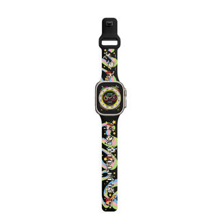 小女警錶帶 適用蘋果手錶 矽膠錶帶 iWatch腕帶 適用Apple Watch 矽膠錶帶kitty