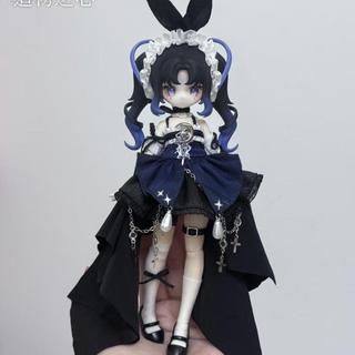 【曬月亮】盲盒手辦BJD娃娃手辦 吊卡潮玩手辦造物之心咩綺Meki異色吊卡愛珀12分mjd可換裝整娃bjd盲盒手辦擺件禮