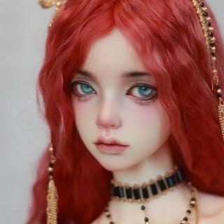 bjd娃娃樹脂人偶娃娃3分女體Mari性感女娃bjd紅髮精靈女王BJD娃娃 交換禮 禮物 關節娃娃 bjd女娃 女娃娃