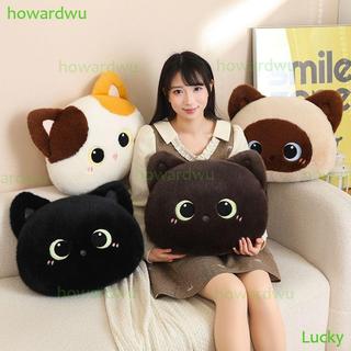 🍀臺灣出貨🍀抱枕三花貓動物系列超萌貓咪小貓抱枕黑貓咪公仔玩偶貓辦公用靠墊
