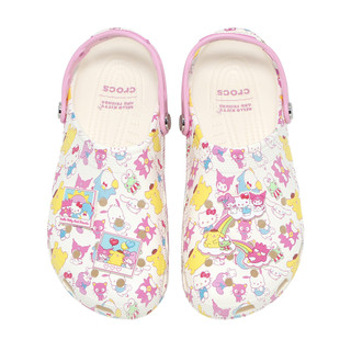 Crocs 洞洞鞋 Hello Kitty Pastel Classic 男女鞋 三麗鷗聯名 21268490H ACS