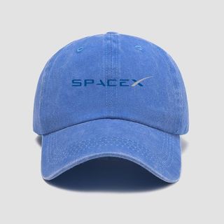 美國太空探索技術公司SpaceX標誌字母帽子棒球帽男女新款鴨舌帽潮（高雄發貨）