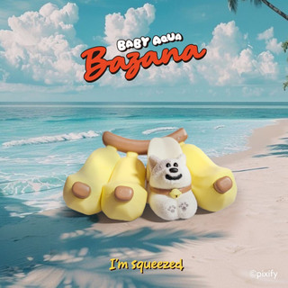 Pixel Zipper Baby Aqua Bazana水狗寶娜娜盲盒/ 單入隨機 eslite誠品