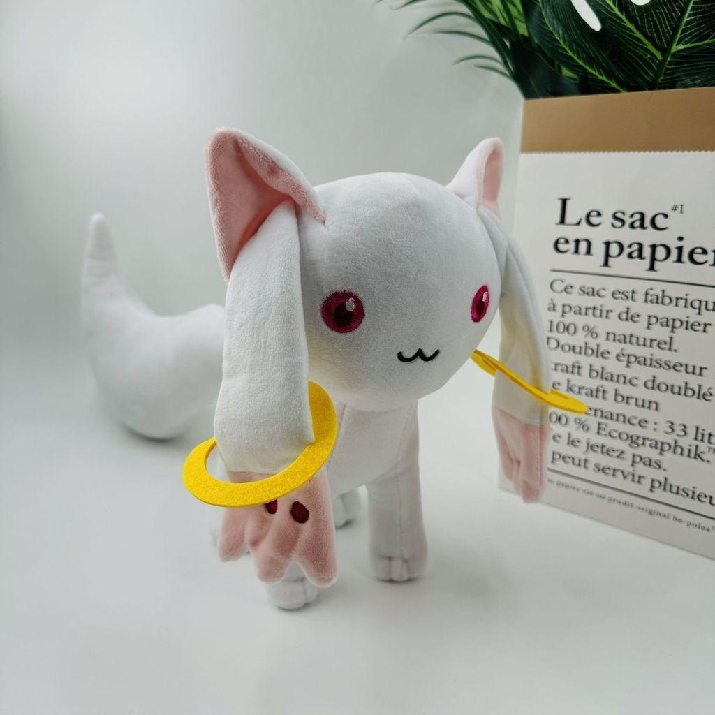 免運精品❤️魔法少女小圓 QB丘比玩偶23cm 小圓神 淨化毛絨玩偶 玩具公仔 可愛卡通公仔 動漫周邊玩偶