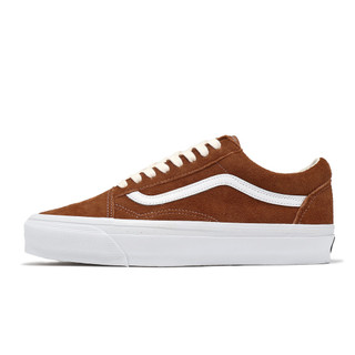 Vans 休閒鞋 Old Skool 36 男鞋 橘黃 麂皮 復古 [ACS] VN000CNG8B9