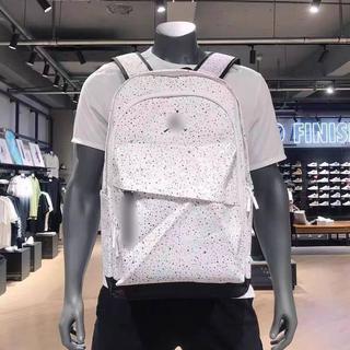 熱賣💡潮牌AJ大容量新款飛人滿天星雙肩包男女學生書包情侶運動揹包單肩包 背包 雙肩包 斜挎包 書包包 通勤包單