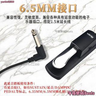 台灣出貨🚛延音踏板 雅馬哈電子琴腳踏板羅蘭電鋼琴MIDI鍵盤合成器通用配件通用 延音踏板 電子琴 電綱琴延音踏板 電子