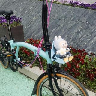 【免運 台灣出貨🔥】小布brompton座椅裝飾 labubu座椅 自行車豬鼻扣 小布裝飾配件 brompton裝飾配件