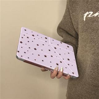【適用於三星平板保護套】紫色星星三星A11Plus保護套A11/A9/A8平板防摔S10se/s9Plus/s7/s8