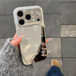 線條蝴蝶結鏡面 手機殼 適用Realme 15T 15 pro 11 9 pro + 8 7 5 GT8 GT7 pro