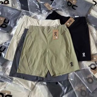 ON昂跑 專業機能運動長褲 男女同款 鬆緊腰頭抽繩設計 輕薄透氣 健身跑步訓練休閒褲