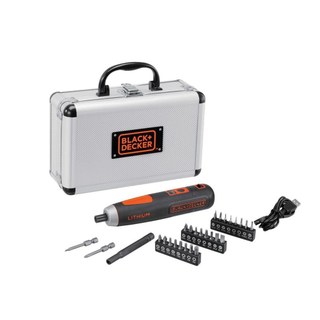 BLACK+DECKER 4V PUSH-GO起子機 限定款鋁盒組